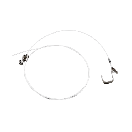 Pack of 10 nylon strings with steel sliding hooks